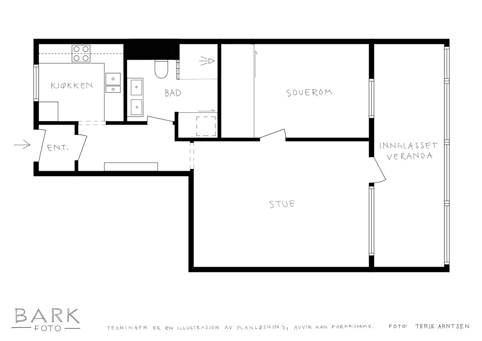 Plantegning. Galleribilde