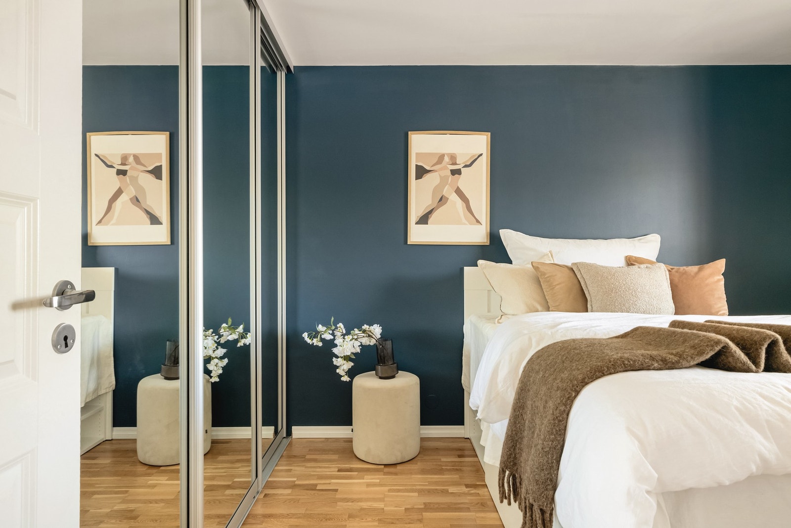 Her kan du innrede med dobbeltseng og nattbord. Galleribilde