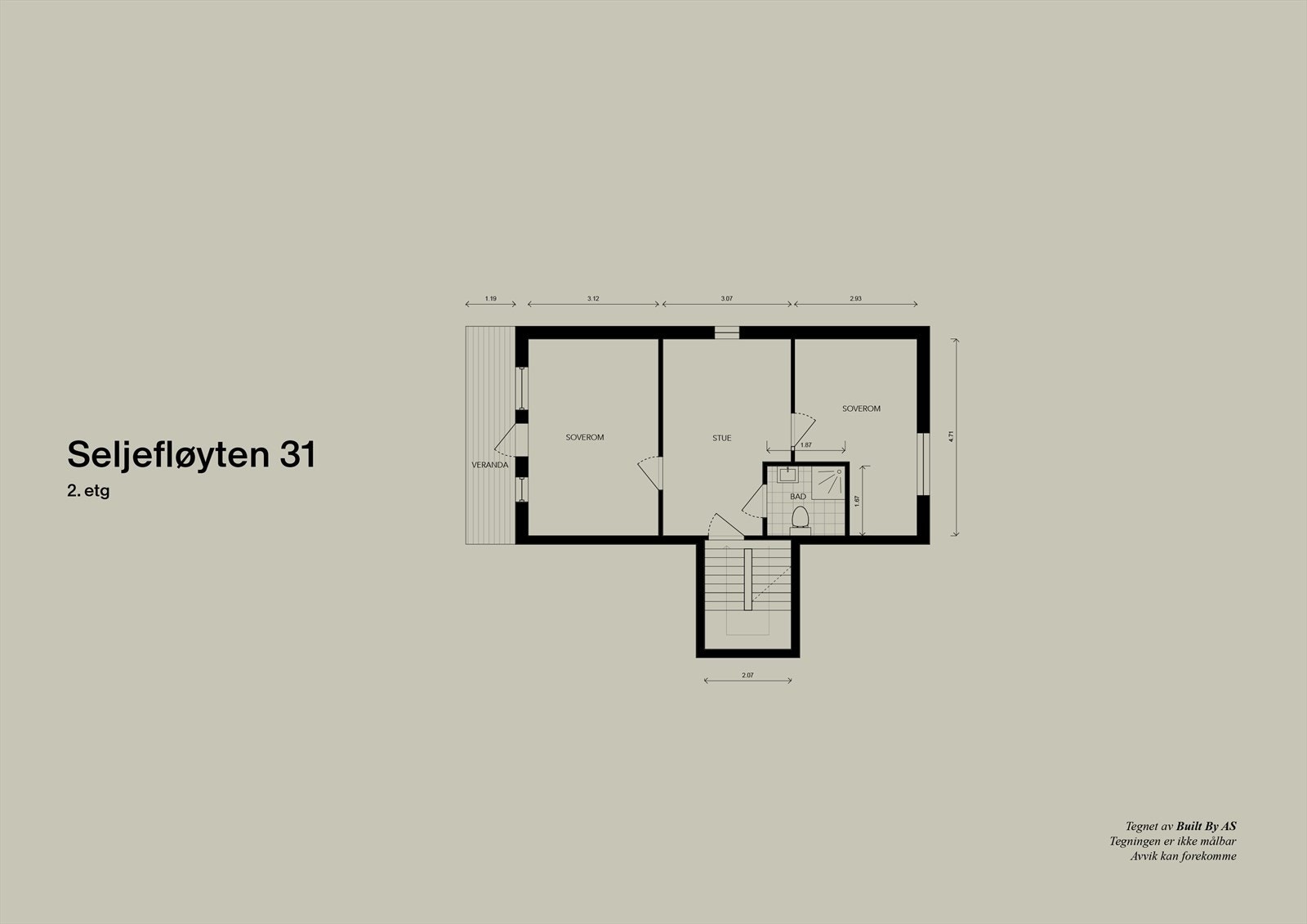 Planskisse 2.etasje Galleribilde