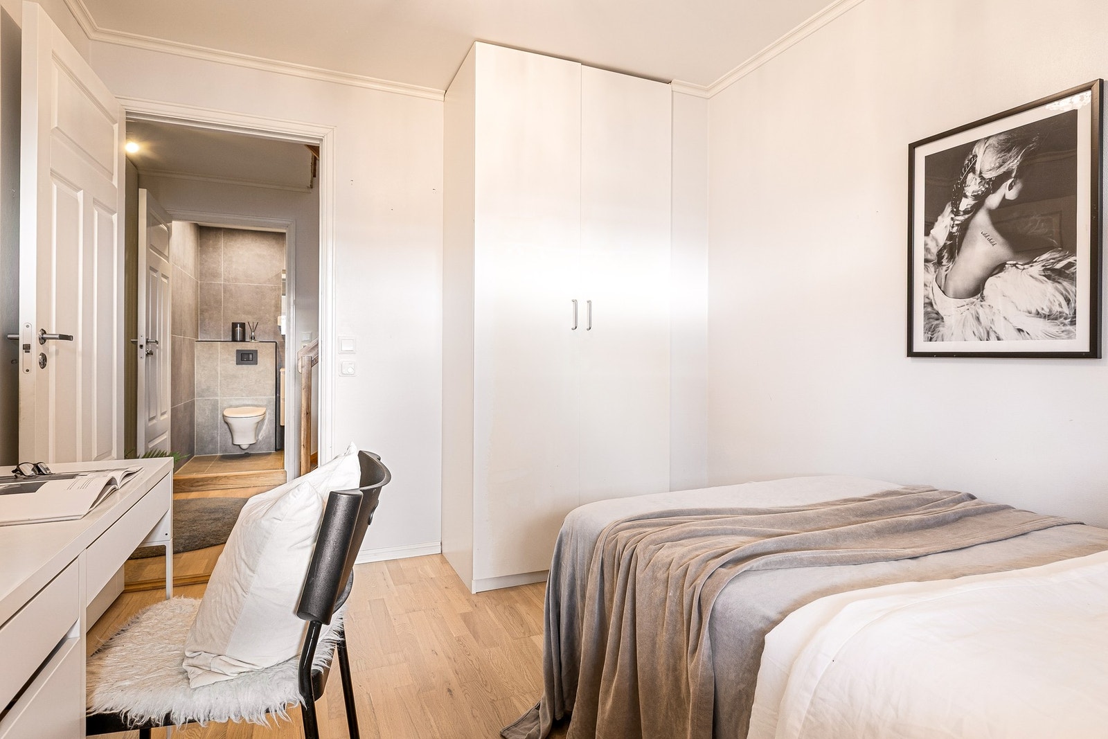 Dette soverommet har også varmekabler i gulv Galleribilde