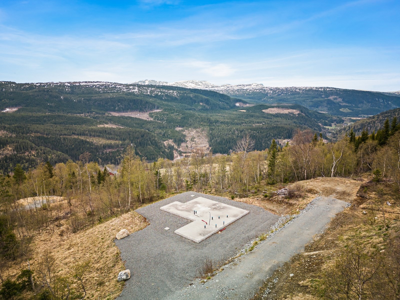 Tomten har en av de bedre plasseringene i feltet Galleribilde
