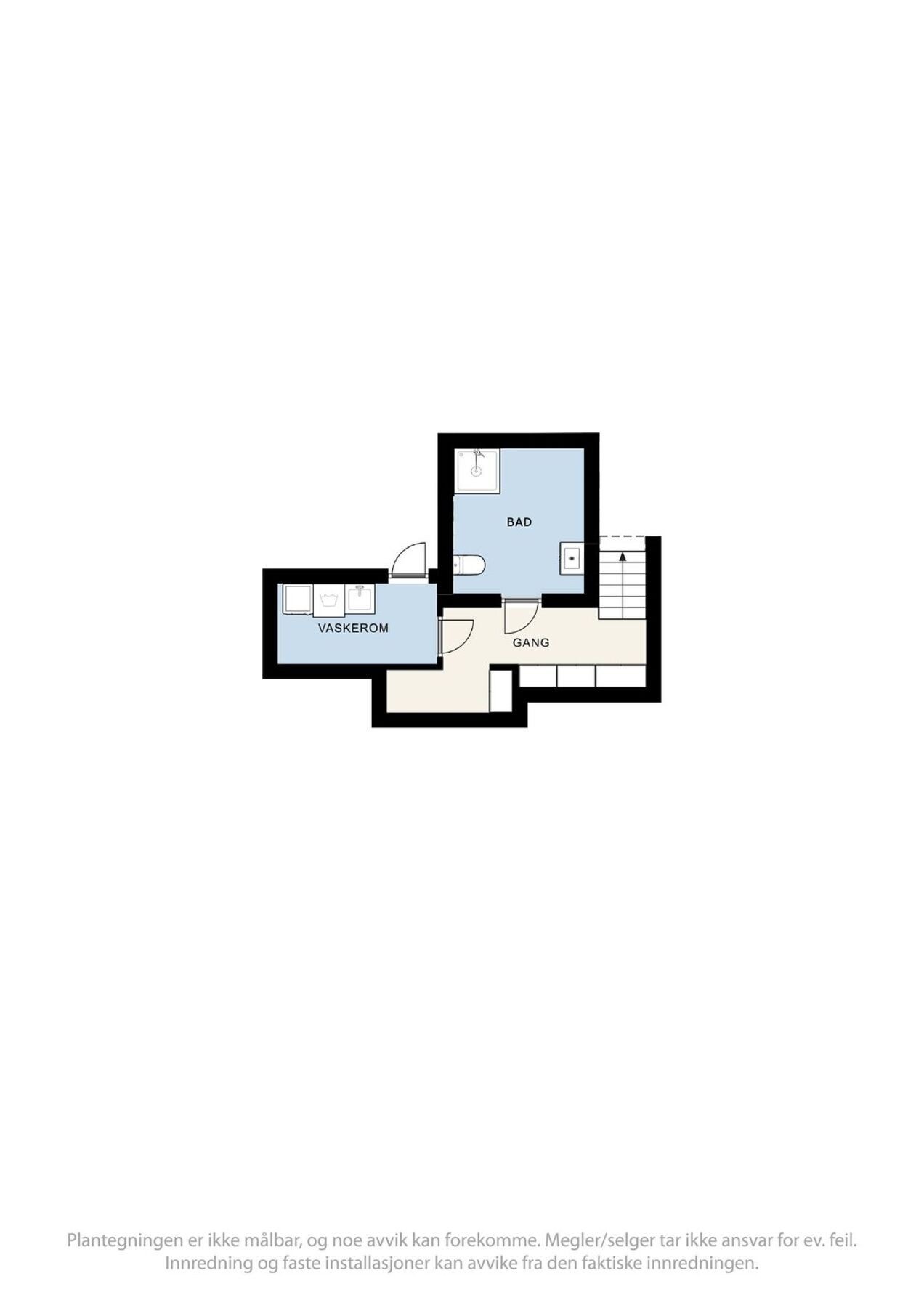 Plantegning - Underetasje hoveddel Galleribilde
