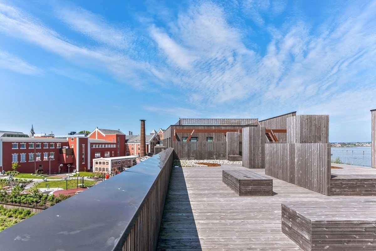 Felles takterrasse for beboerne Galleribilde