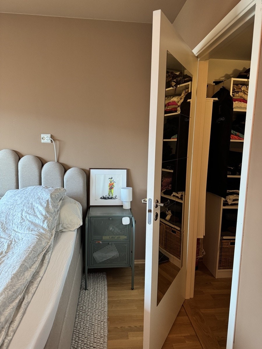 Hovedsoverommet har eget walk-in-closet. Galleribilde