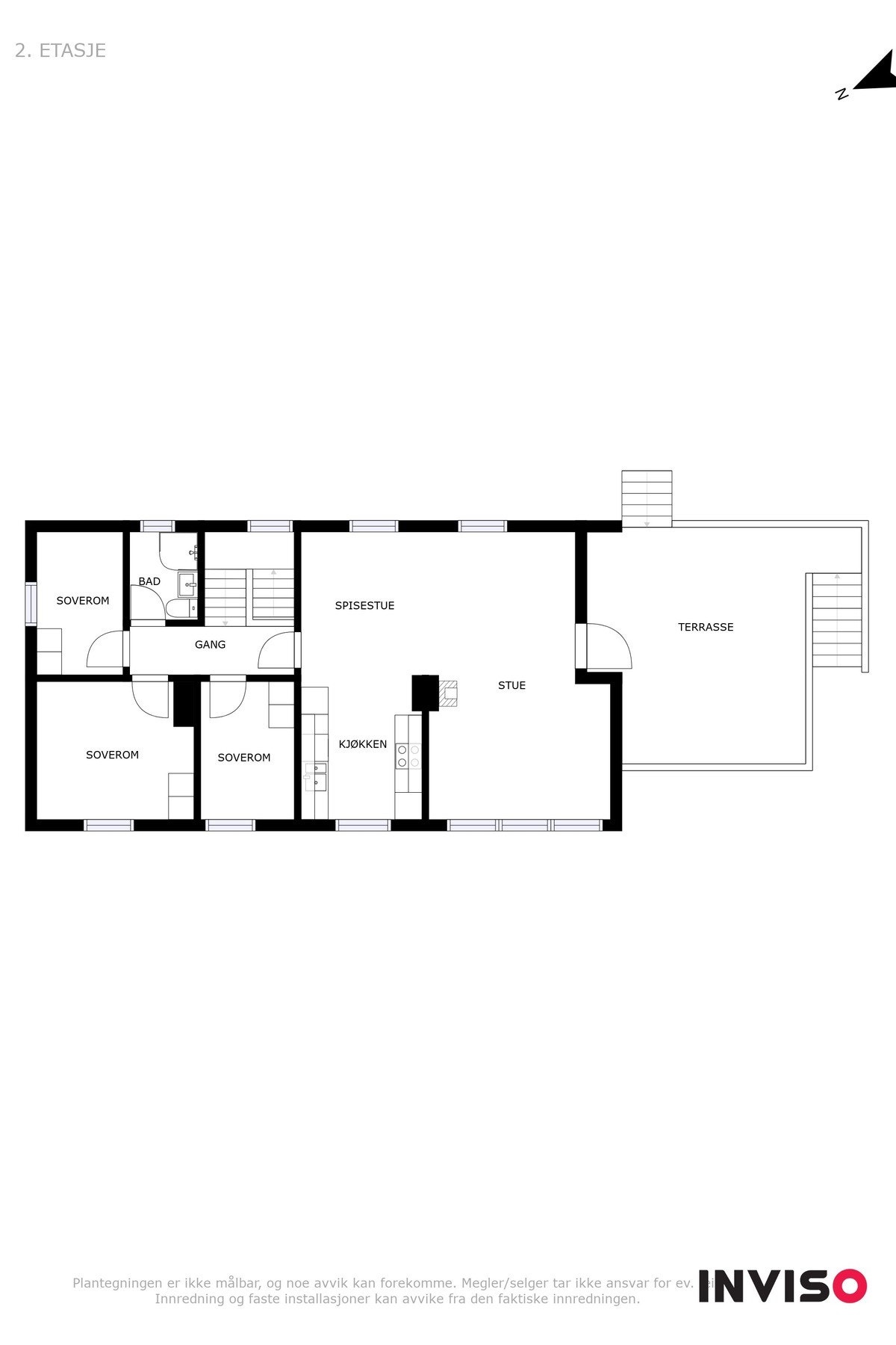 Plantegning 2. etasje. Galleribilde