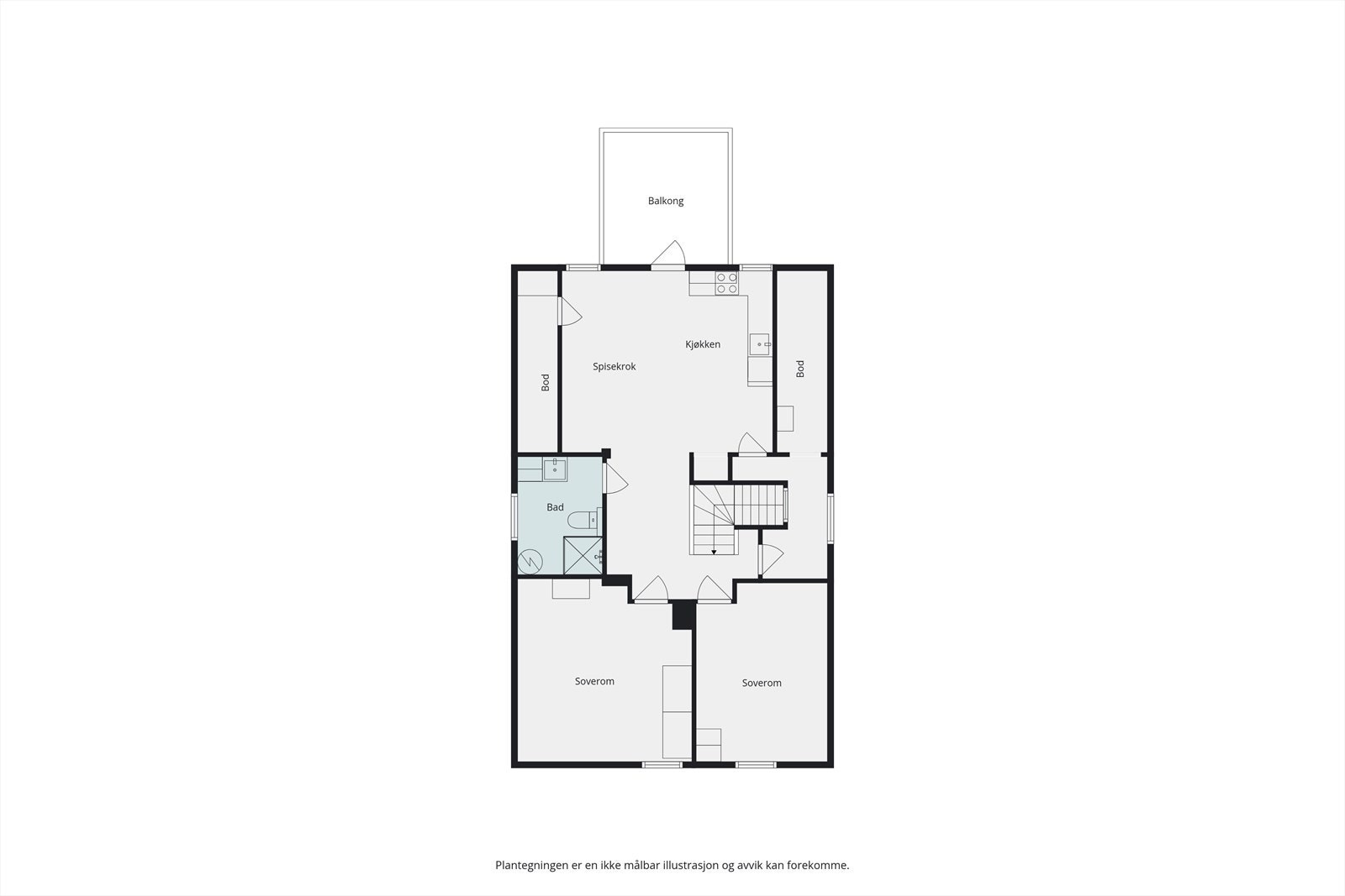 Plantegning 2. etg. Galleribilde