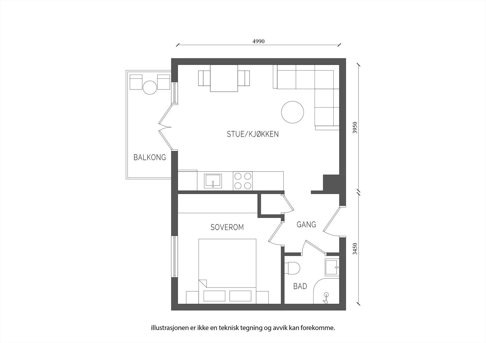 Plantegning Galleribilde