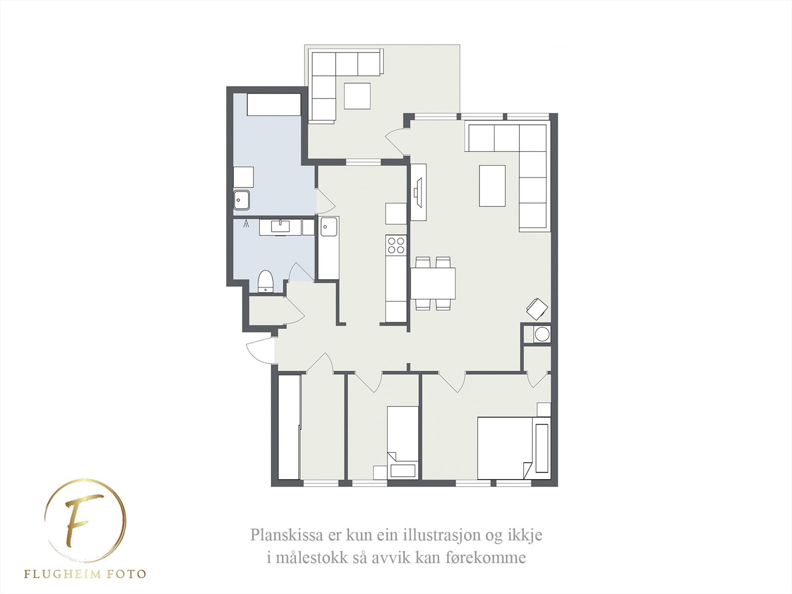 Planteikning Galleribilde