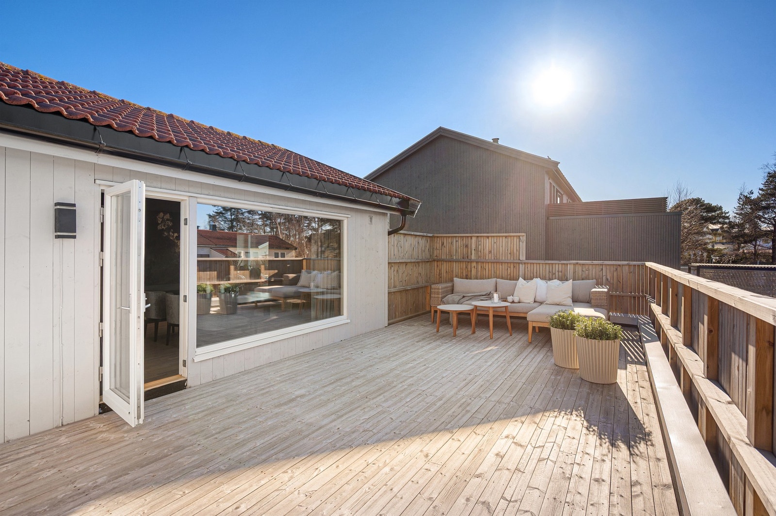 Balkongen er på gode 32,4m². Galleribilde