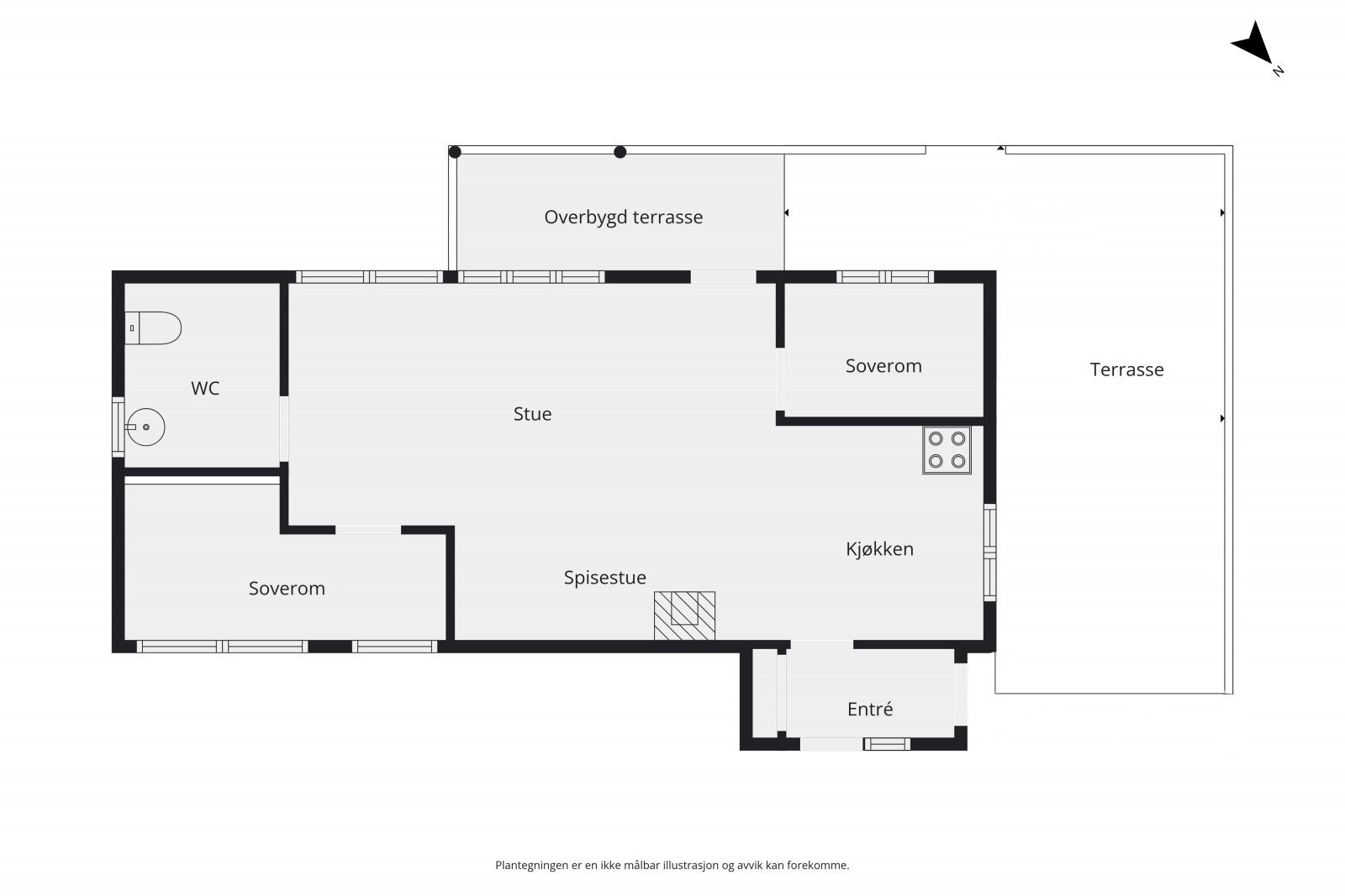Plantegning Galleribilde