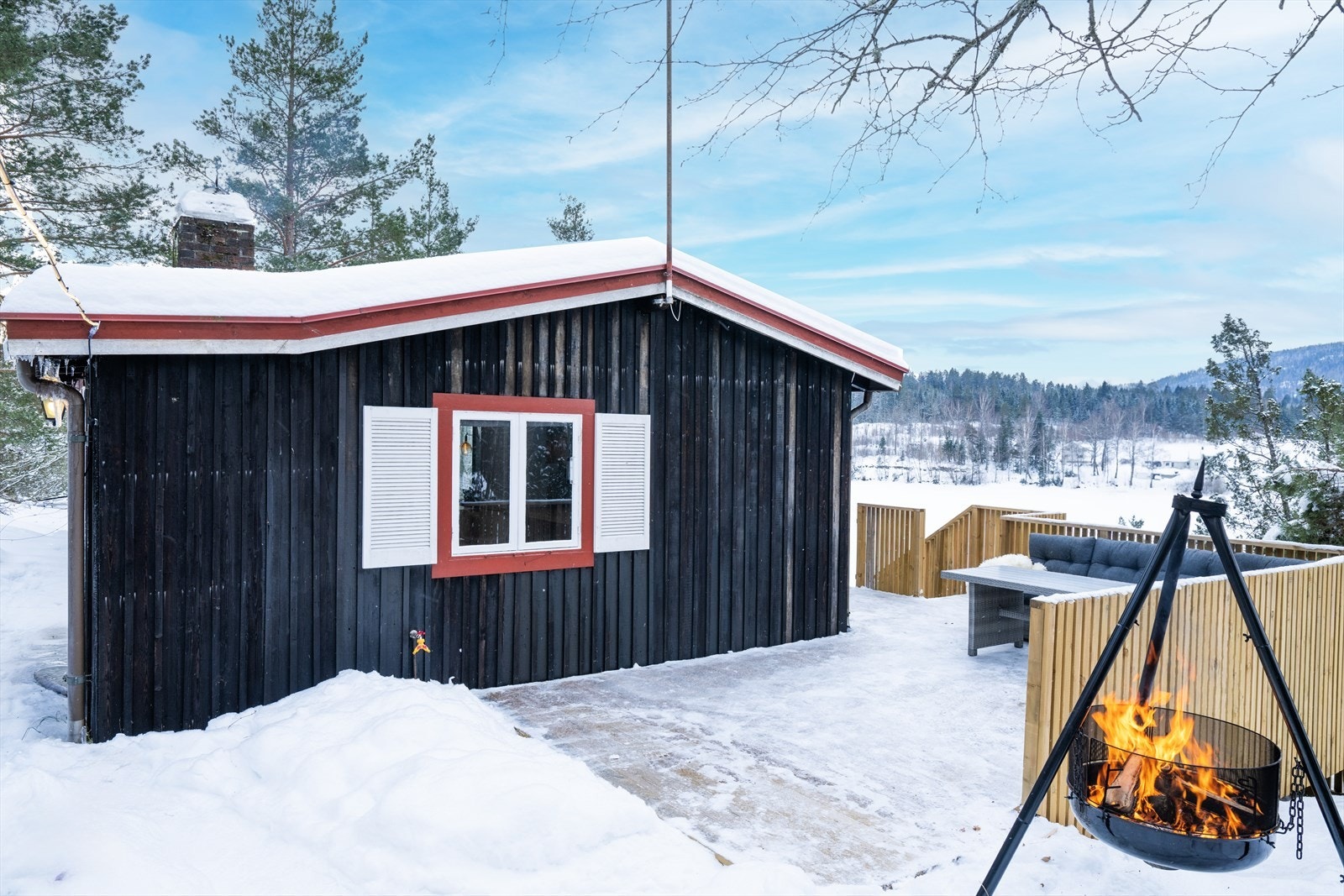 Hyggelig uteområde Galleribilde