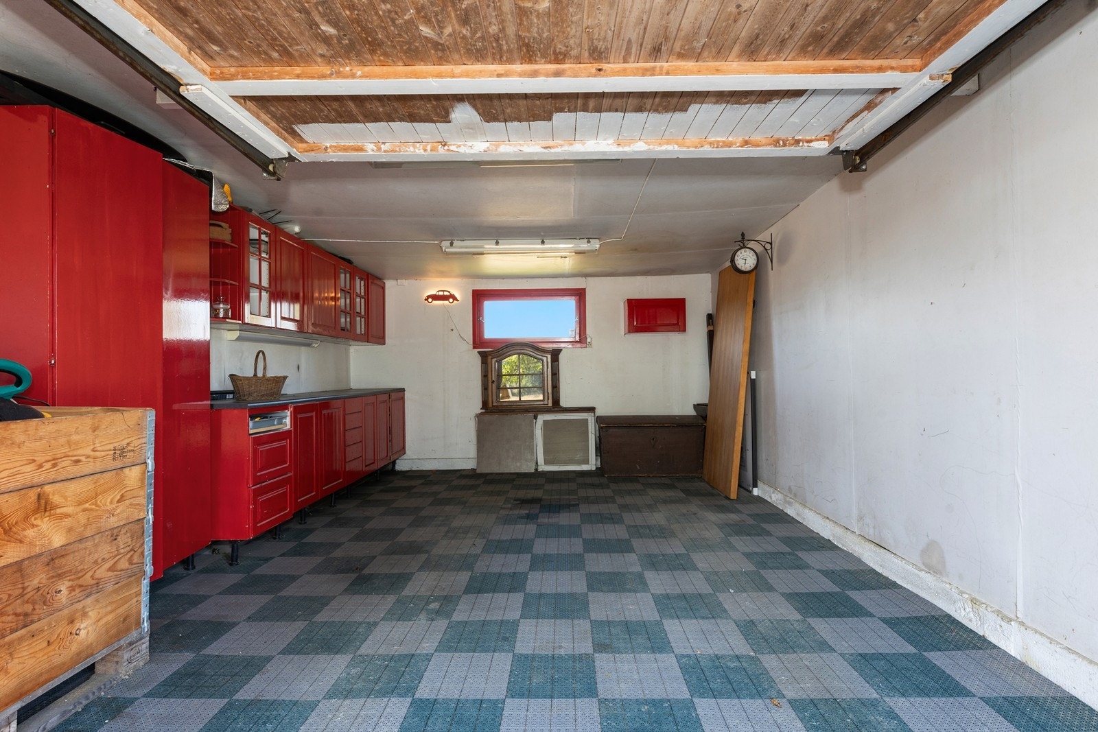 Denne garasjen ligger i tilknytning til boligen Galleribilde