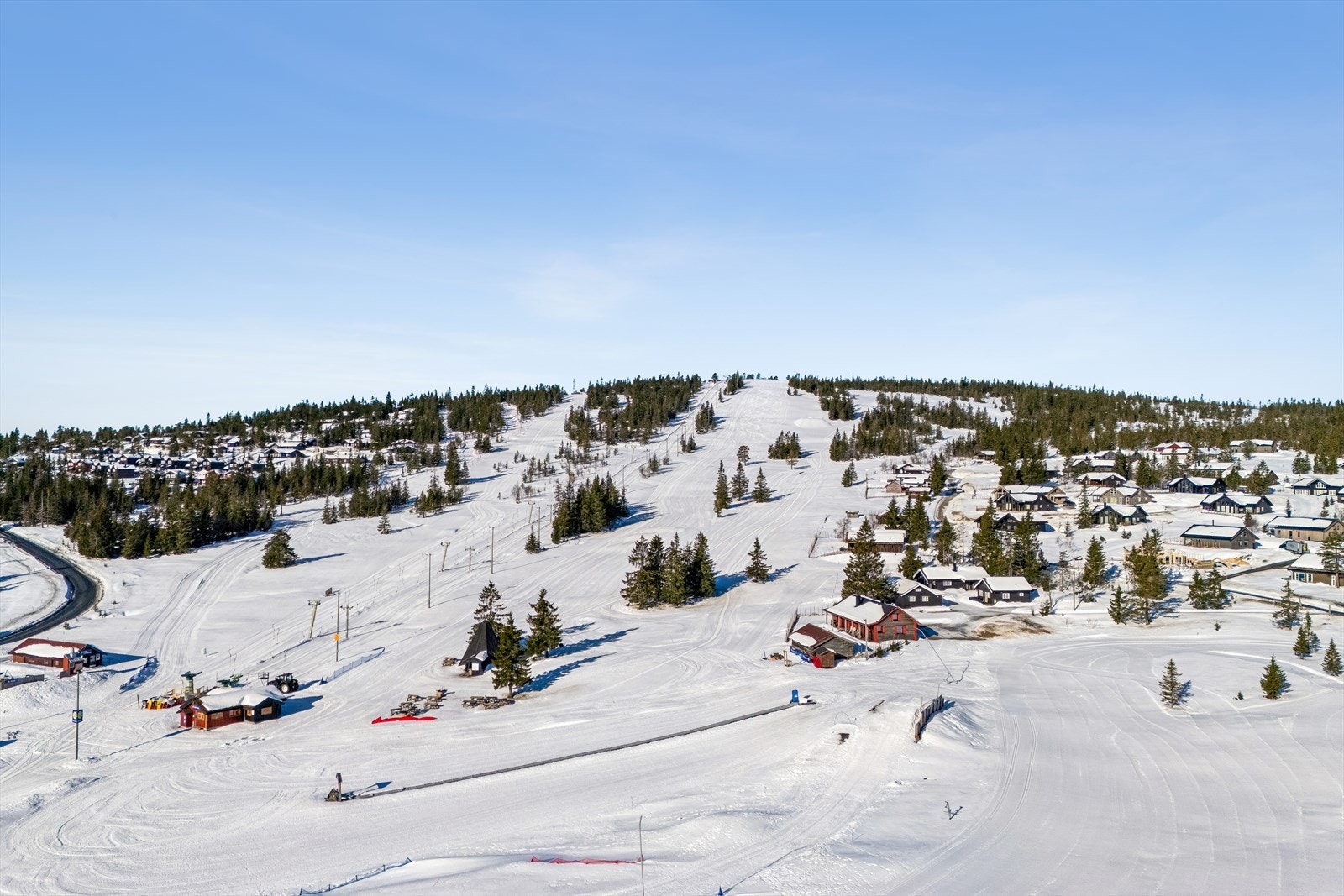 Skianlegget har en "skånsom" bakke - perfekt for barna! Galleribilde