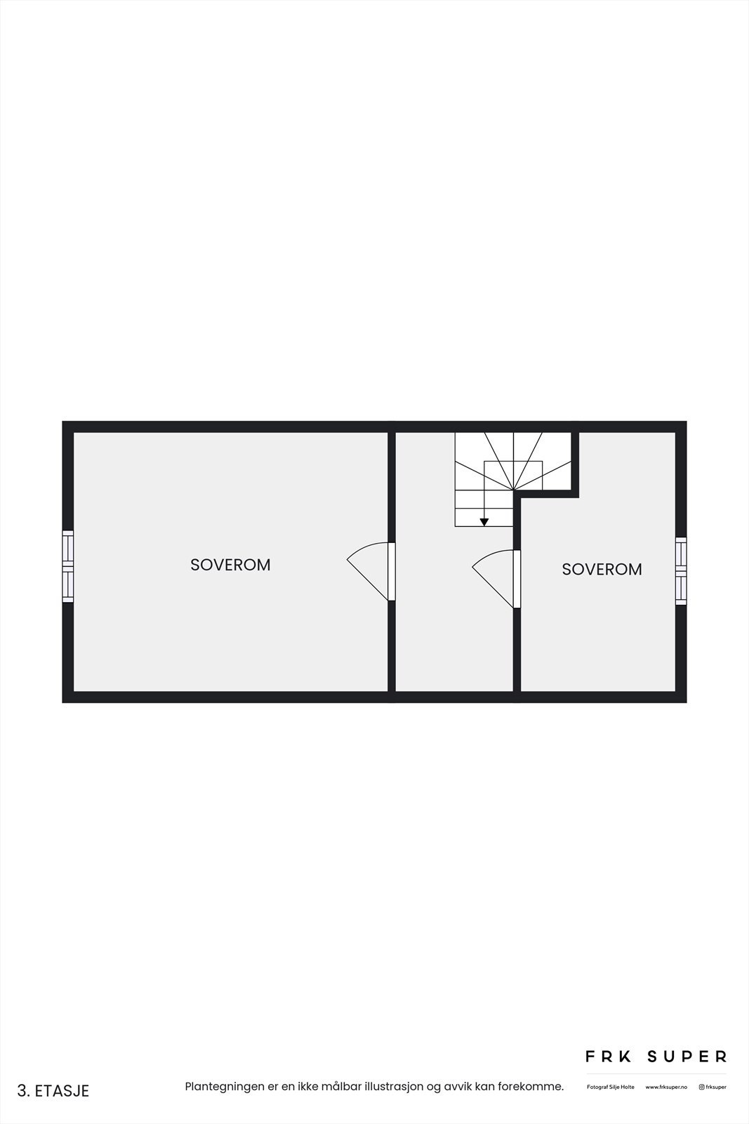 Plantegning andre etasje i hus 1. Galleribilde