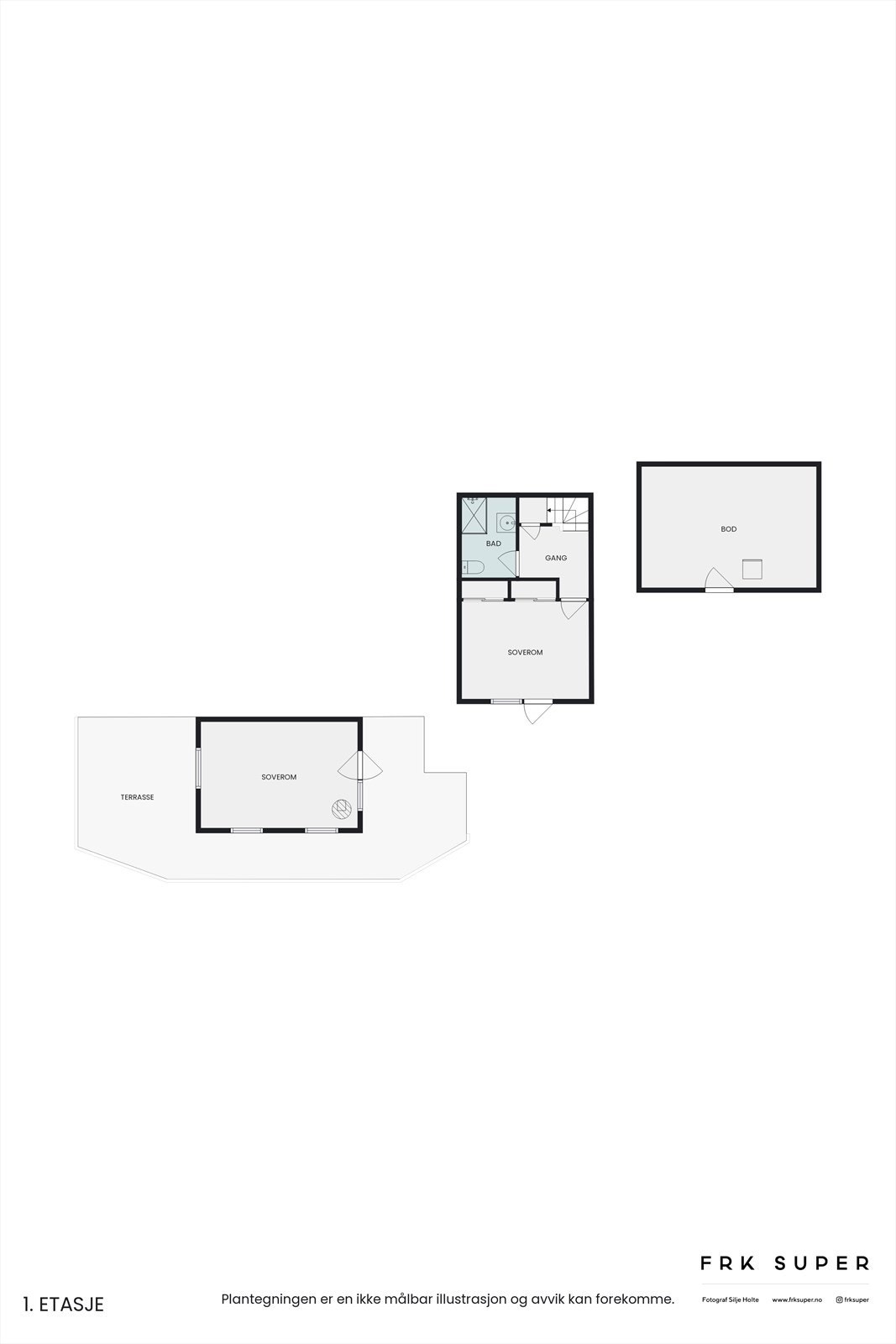 Plantegning underetasje. Galleribilde