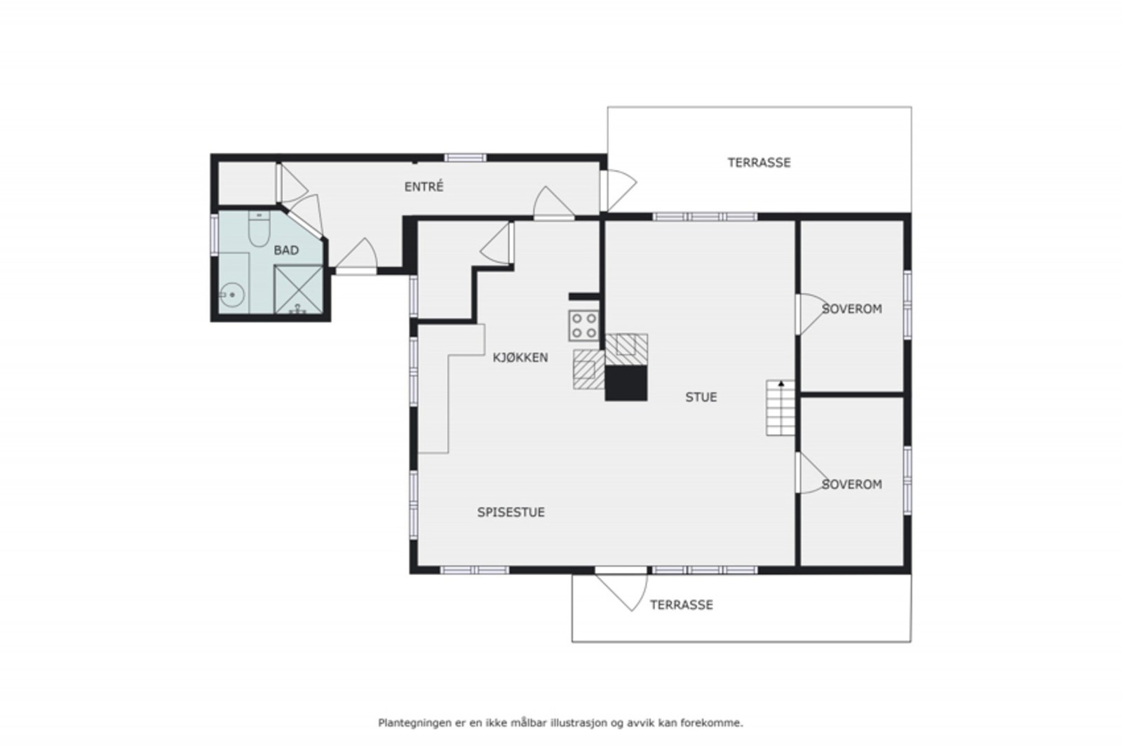 Plantegning Galleribilde