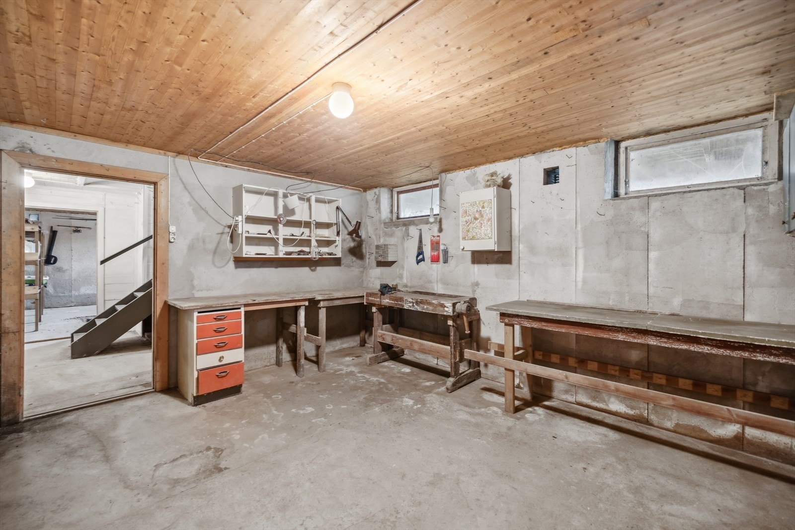 Her er det gode muligheter for å innrede et verksted. Galleribilde