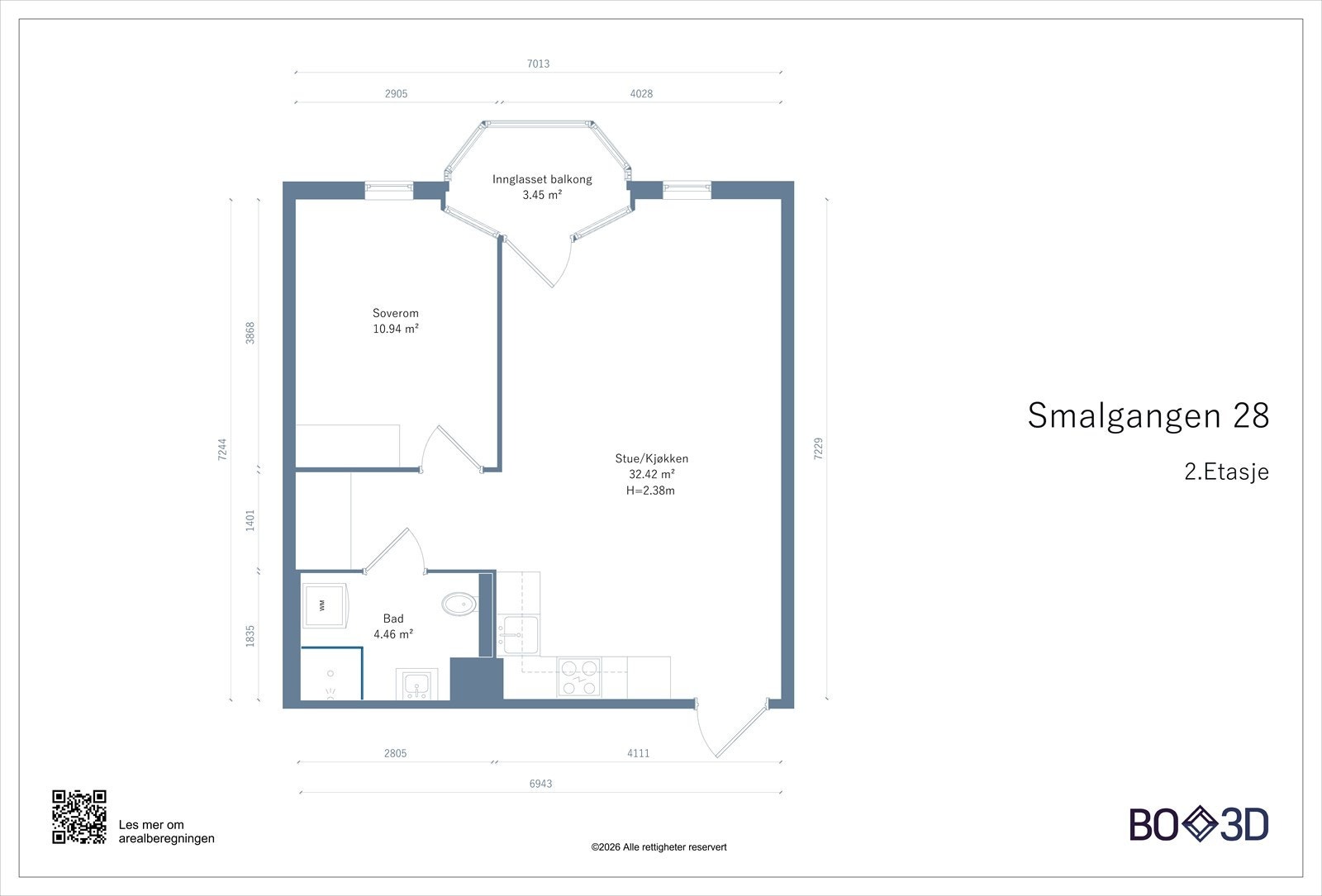 Plantegning. Galleribilde