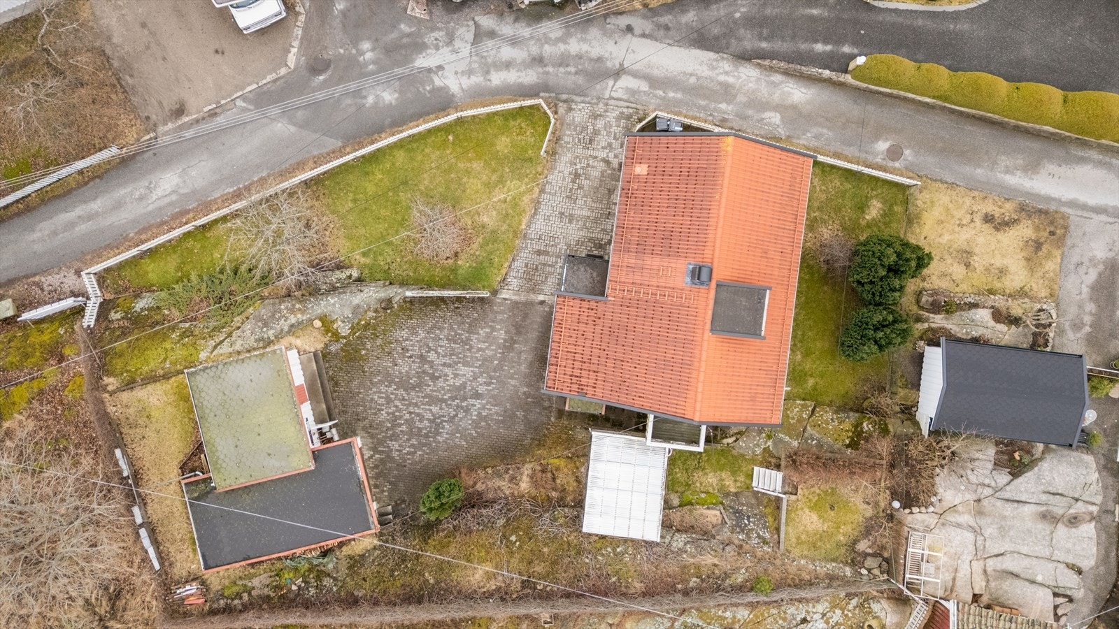 Tomten er på 564 m². Galleribilde