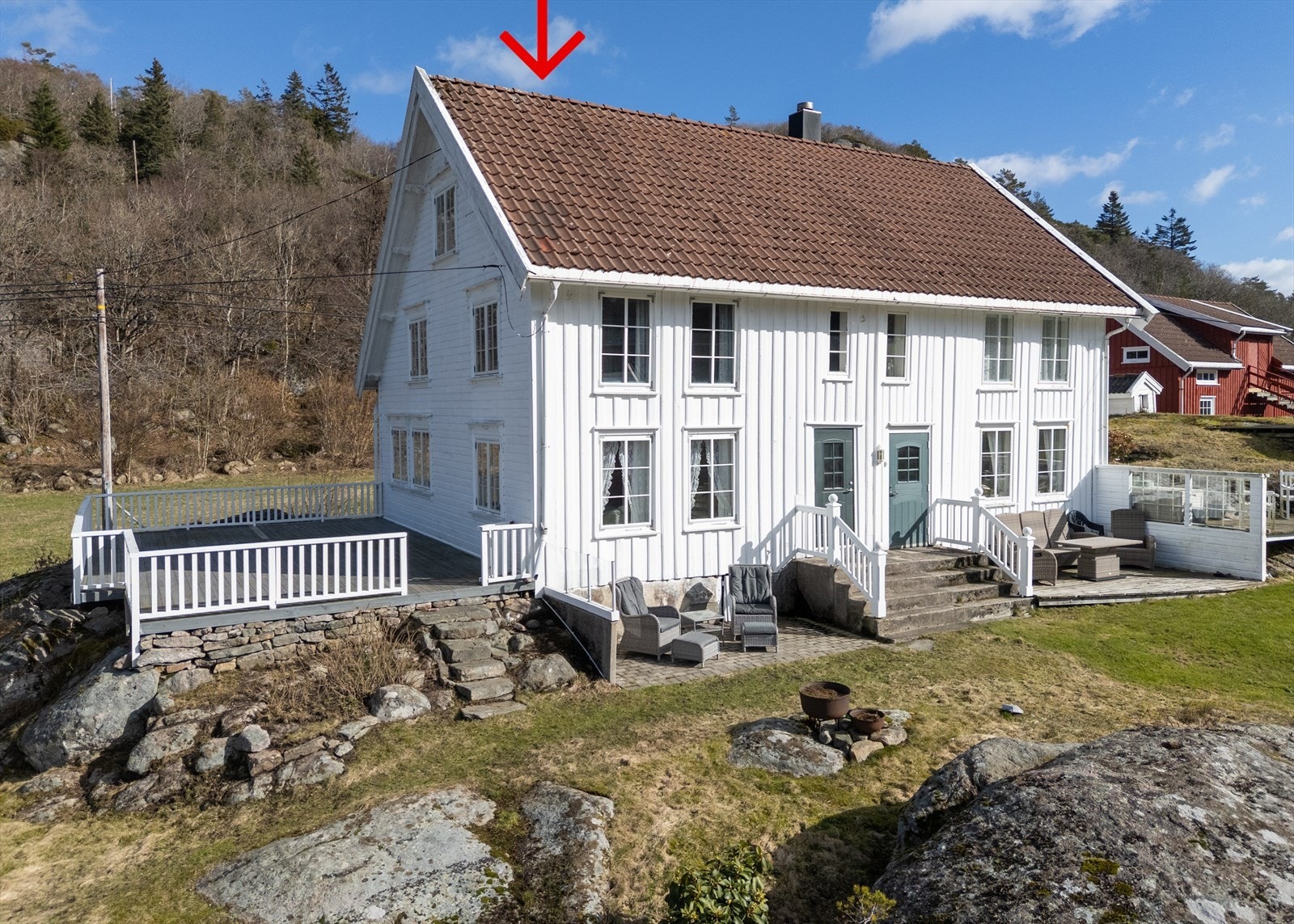 Sjarmerende del av tomannsbolig på flotte Hille Galleribilde