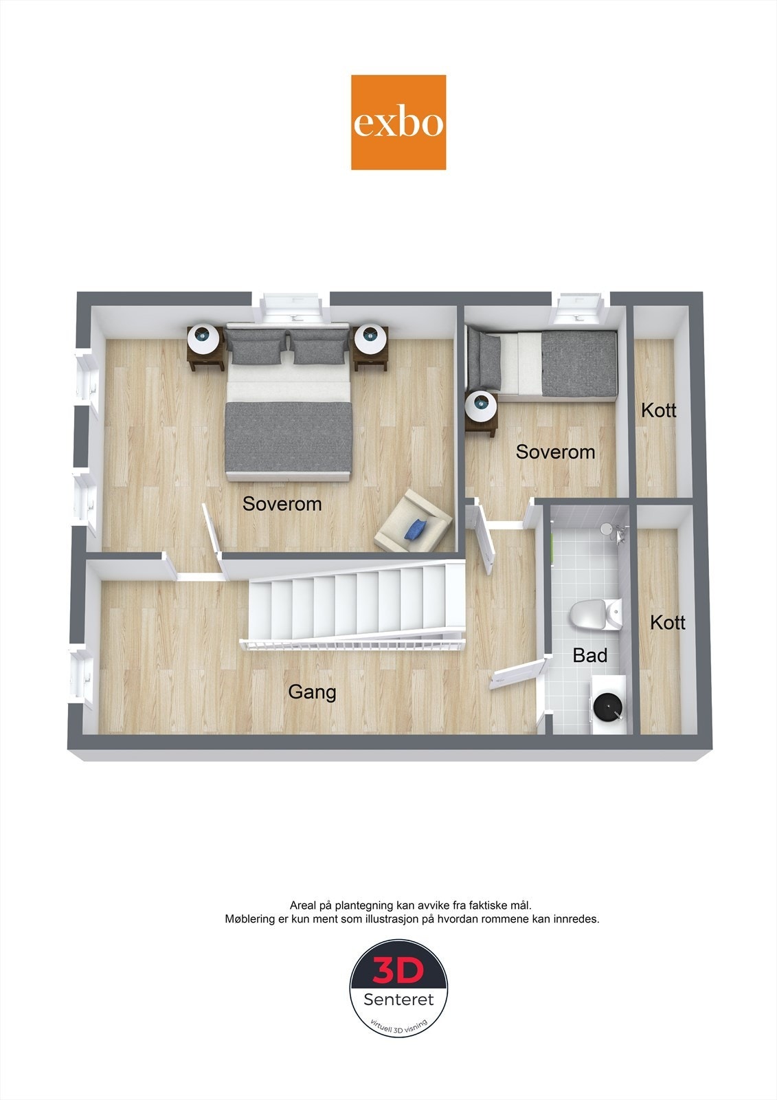 Plantegning 2.etg Galleribilde