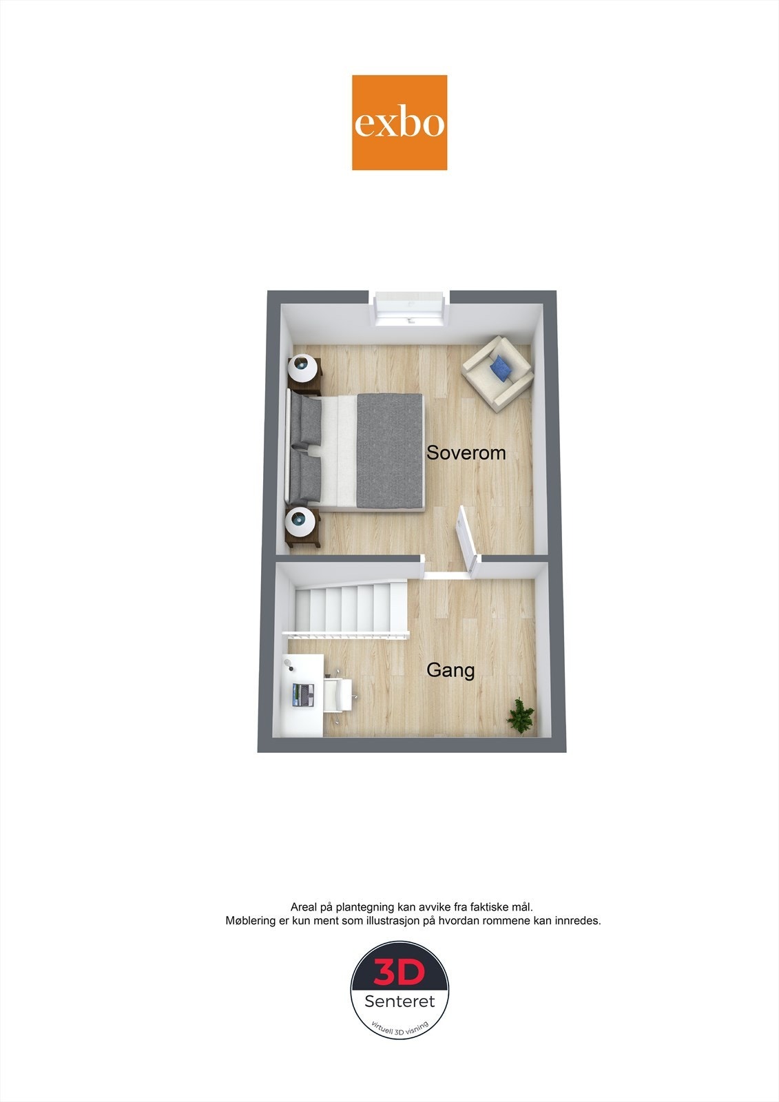 Plantegning 1.etg Galleribilde