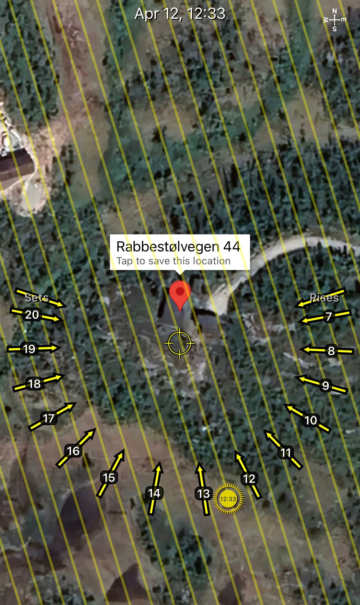 Solkurve. Avvik kan forekomme. Galleribilde