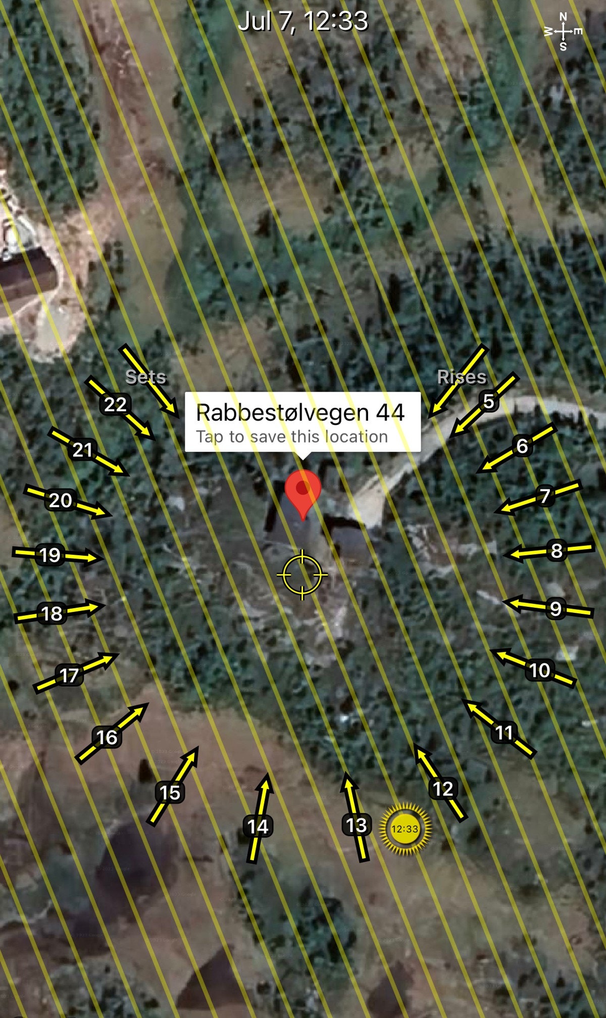 Solkurve. Avvik kan forekomme. Galleribilde