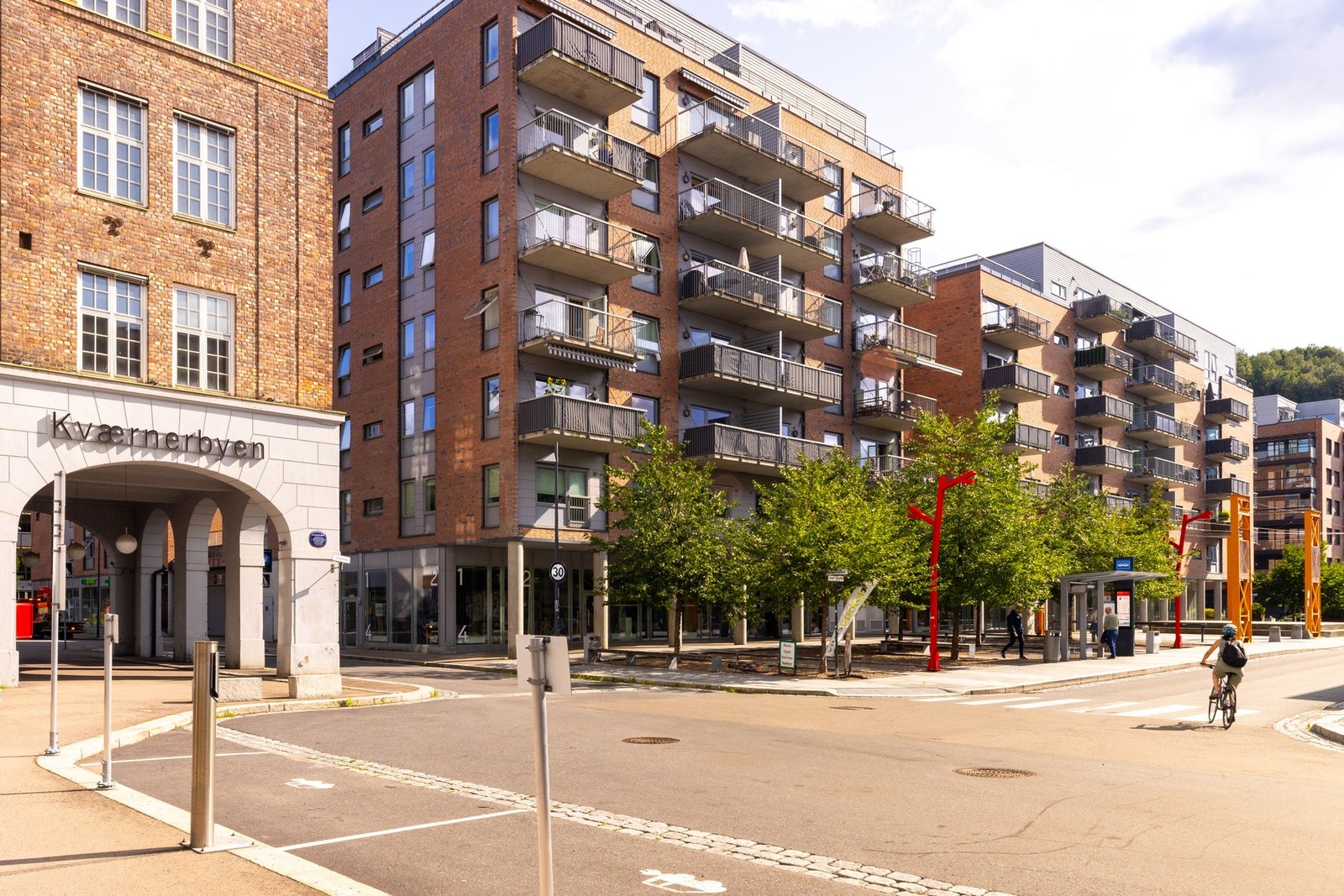 Vi tar en liten tur rundt i Kværnerbyen, dersom du ikke er så godt kjent fra før. Galleribilde