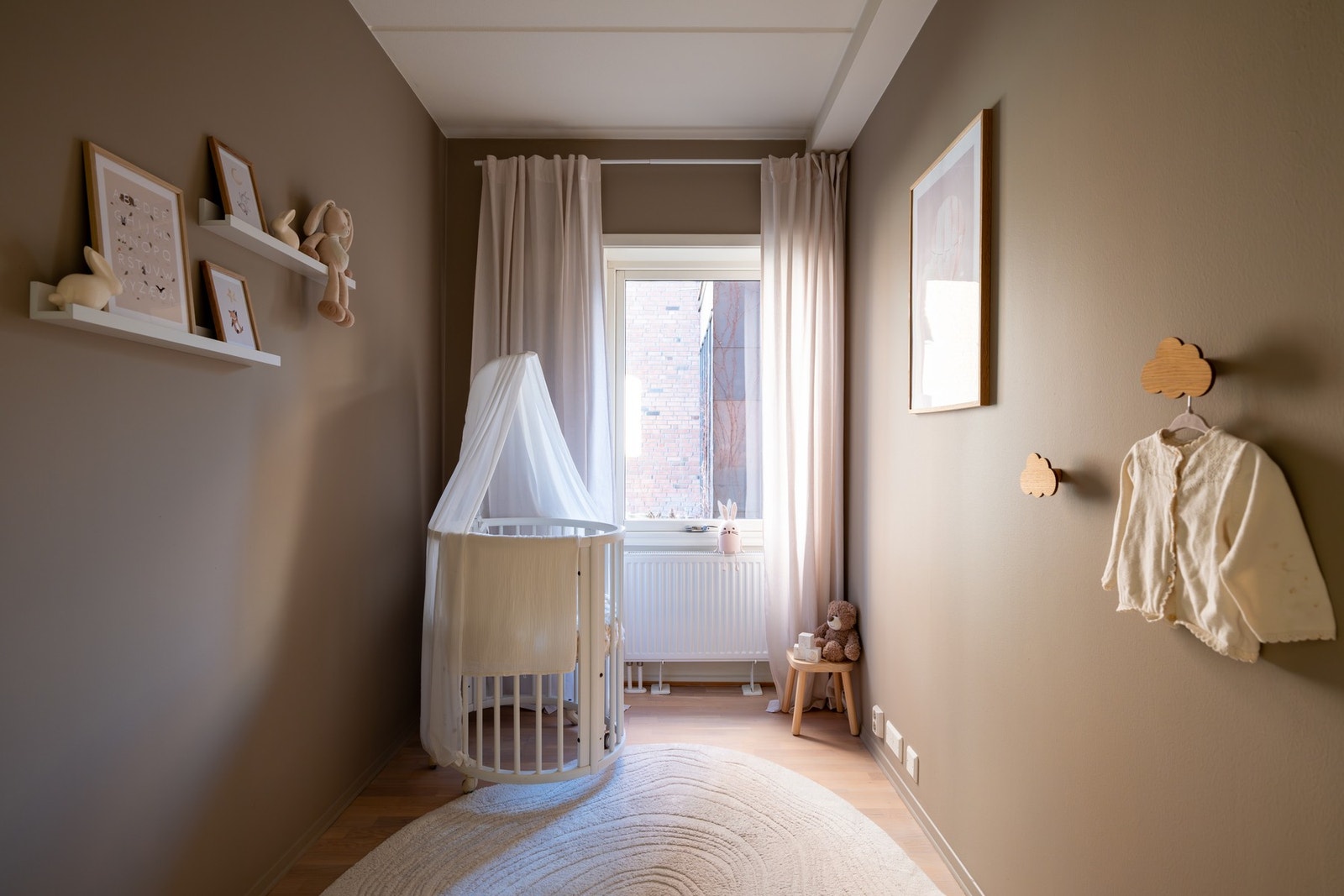 Leilighetens andre soverom er i dag, barnerom. Galleribilde