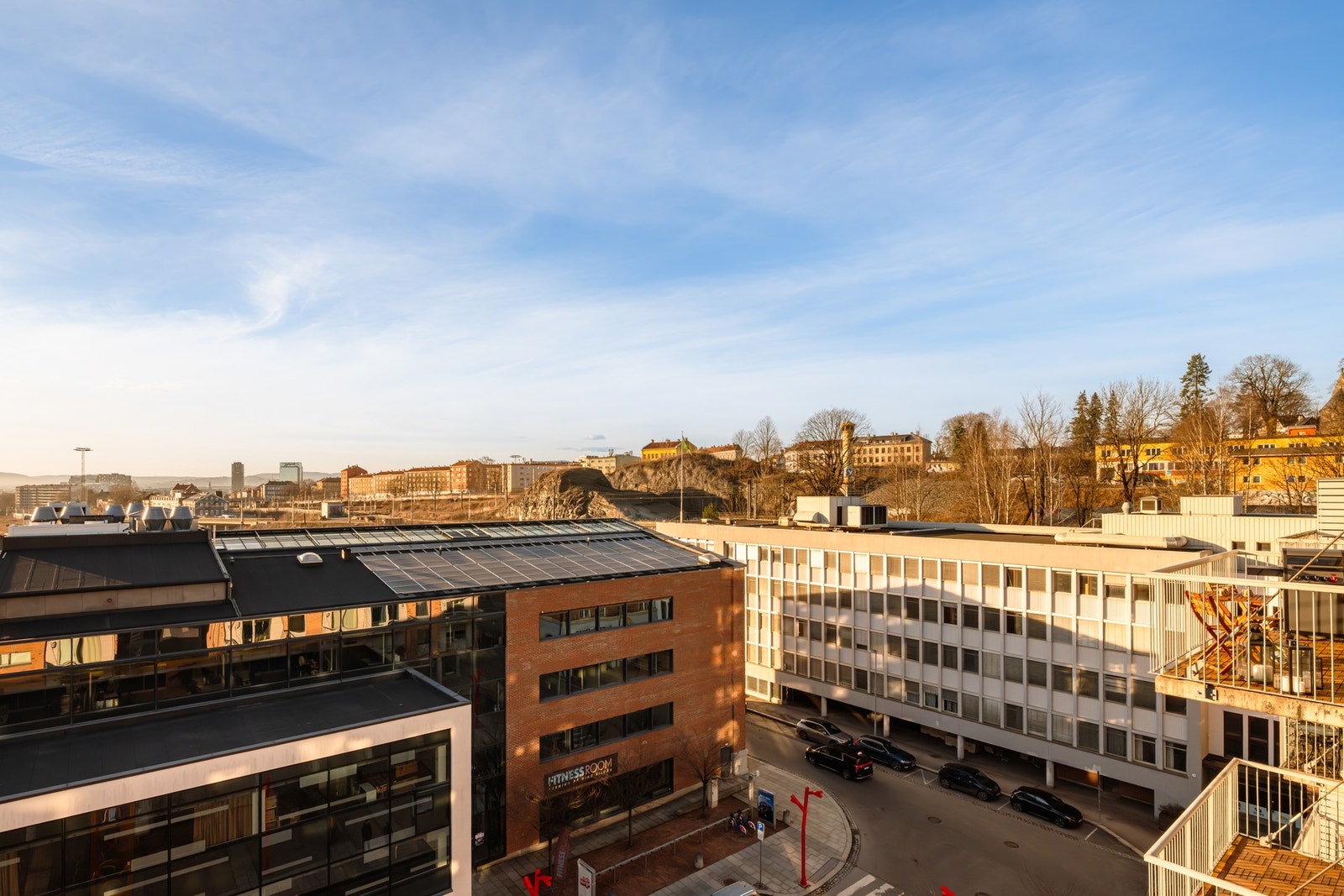 Og masse sol er det også, for takterrassen er vestvendt! Galleribilde