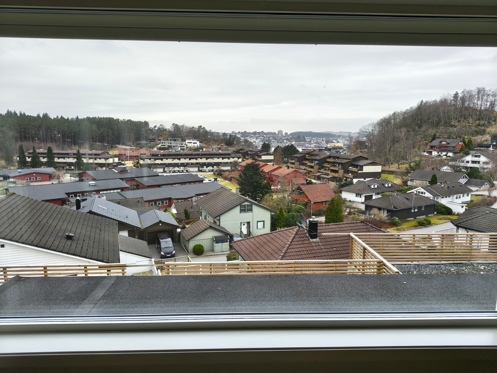 Utsikt fra stue Galleribilde