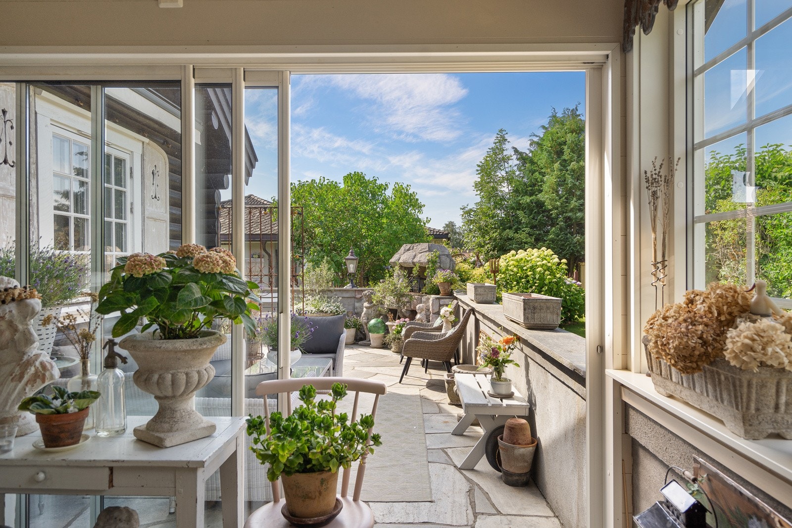 Skyvedør som man kan tilpasse etter behov Galleribilde