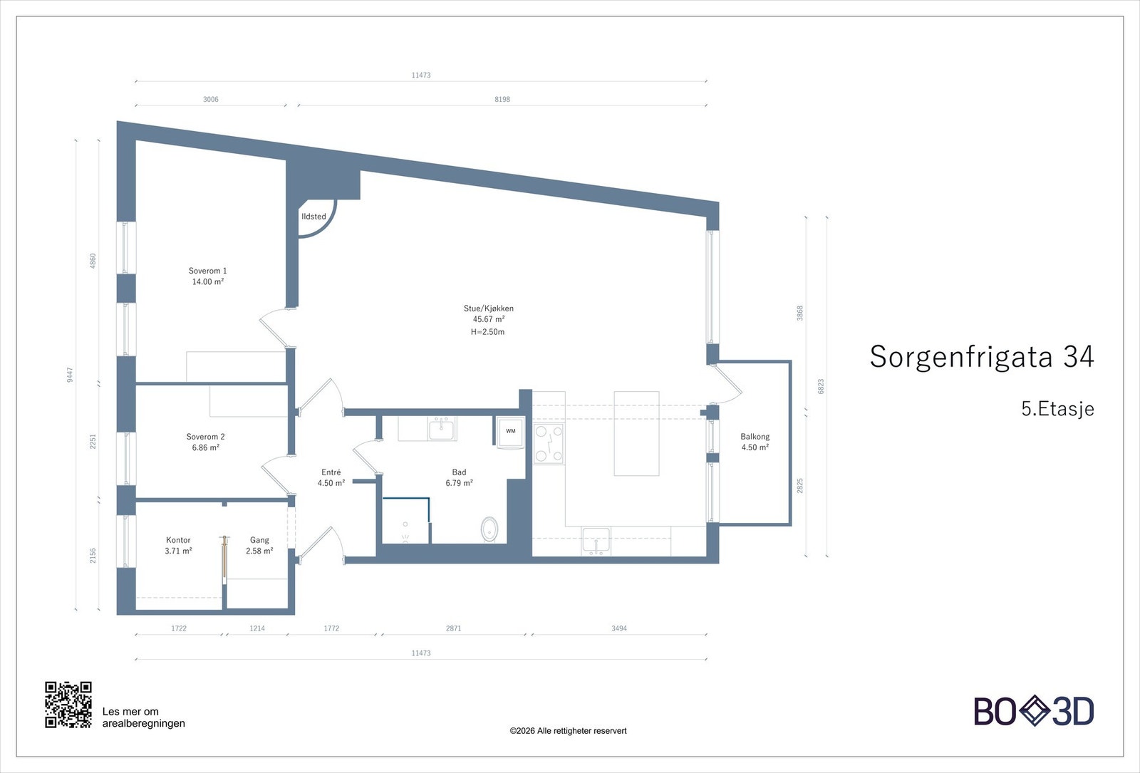 Meget god planløsning. Galleribilde