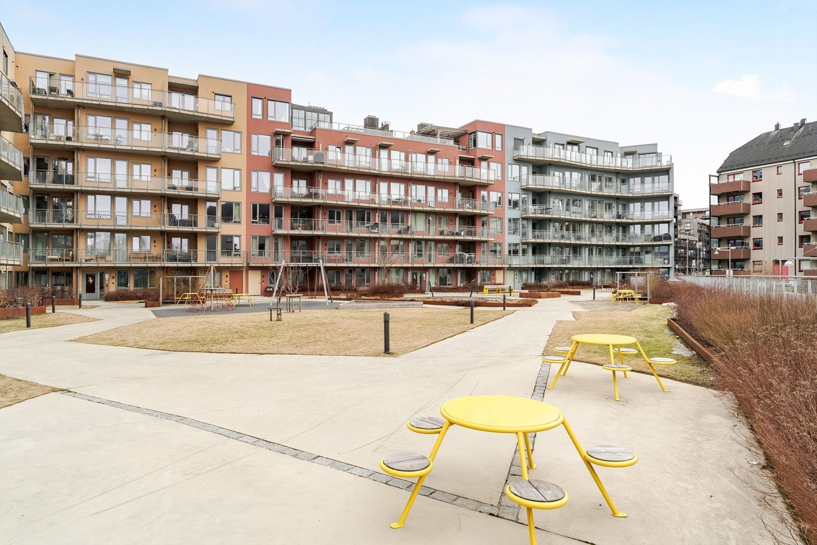 Pent opparbeidet uteområde. Galleribilde