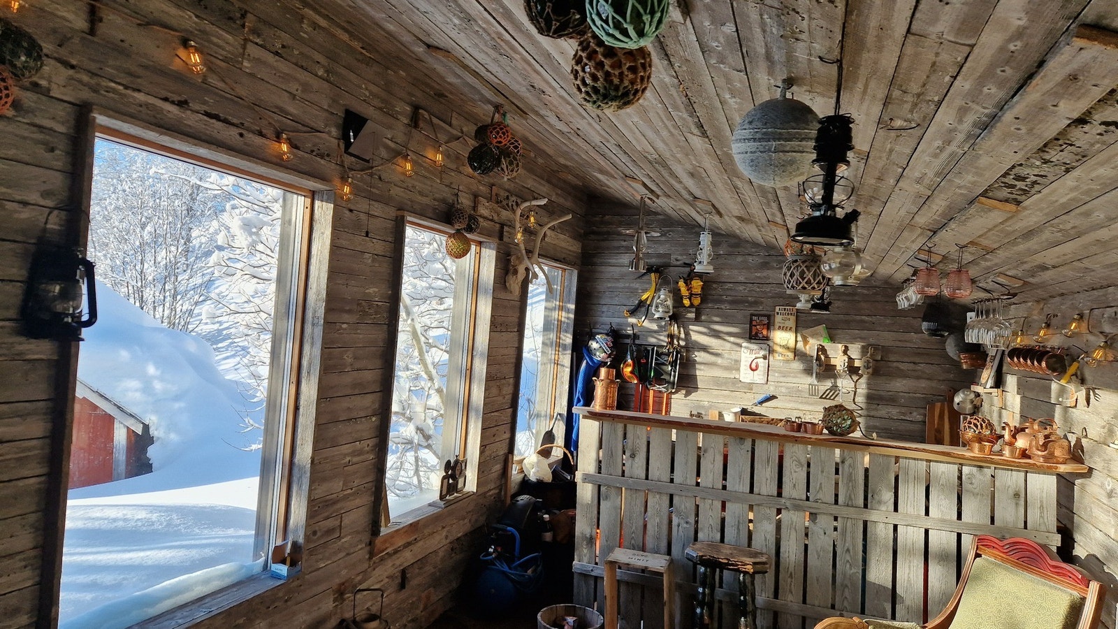 Selgers private foto. Galleribilde