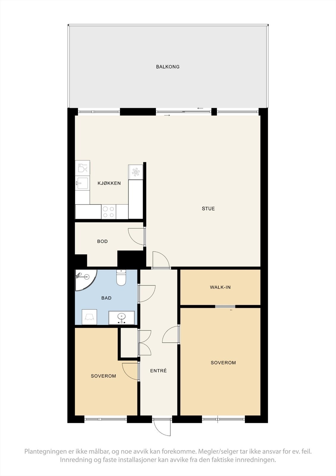 Plantegning - Se punkt "ferdigattest". Galleribilde