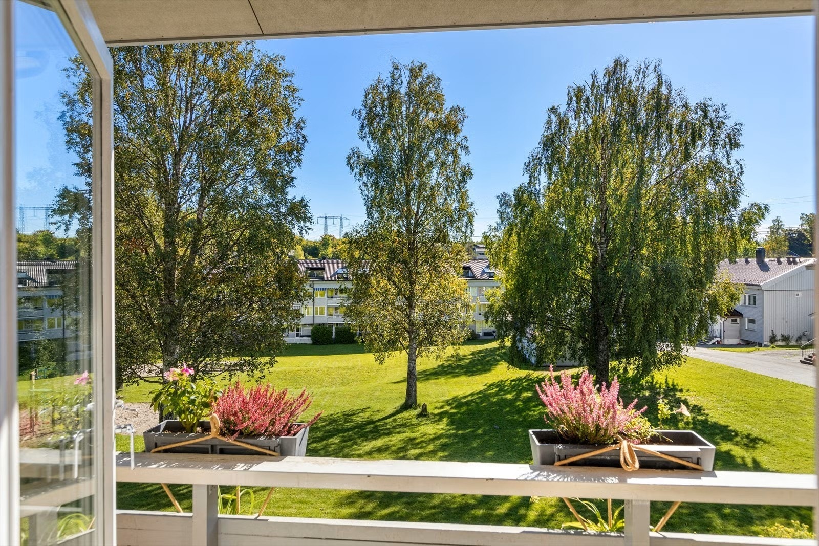 Utsikten fra balkongen. Galleribilde