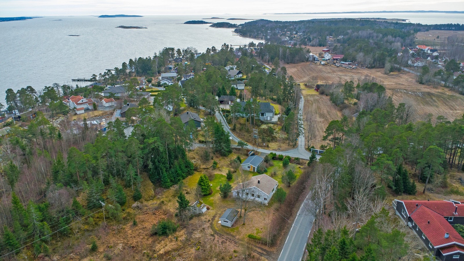 Dronebilde Galleribilde