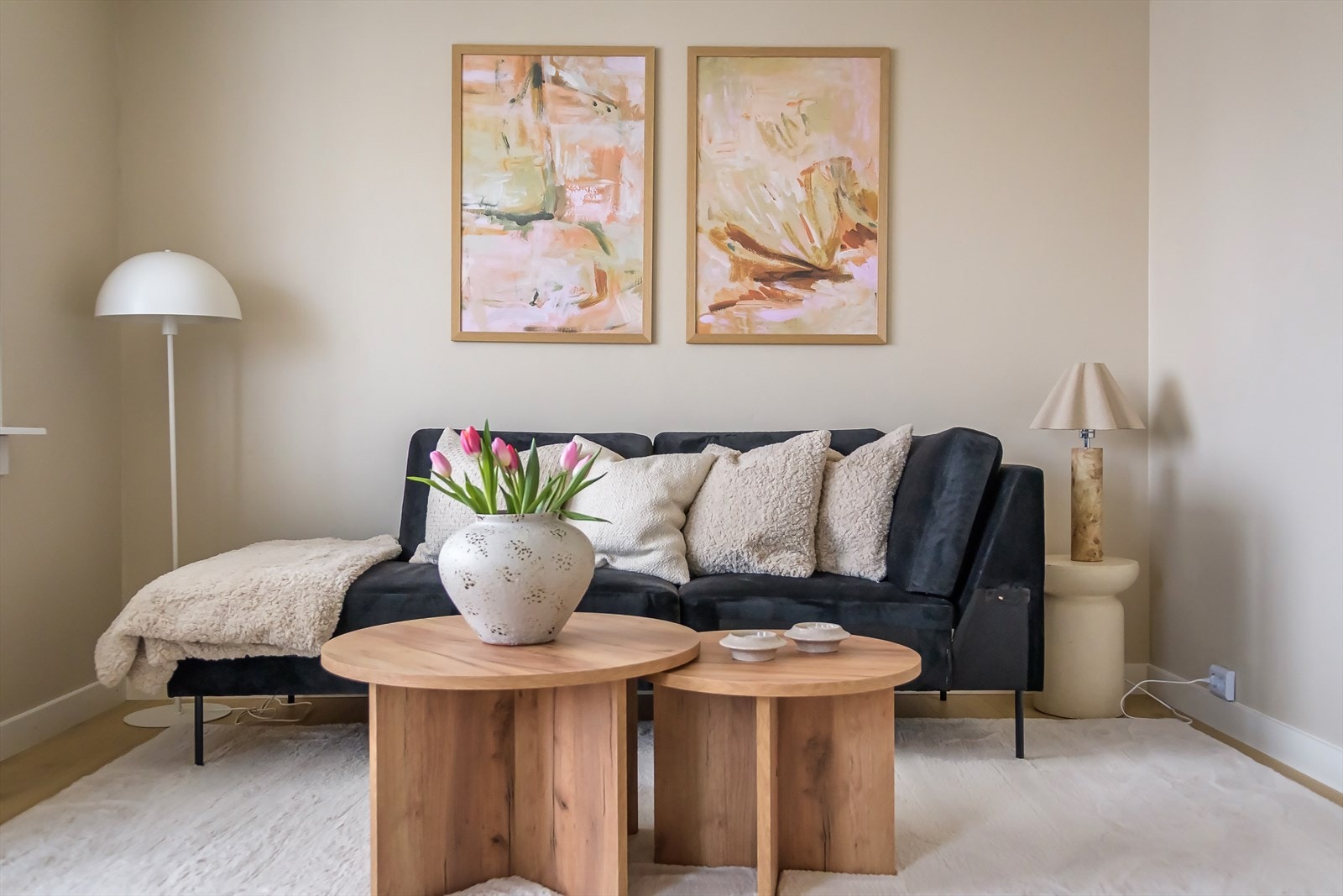 Her har du god plass til innredning i ulike soner. Galleribilde