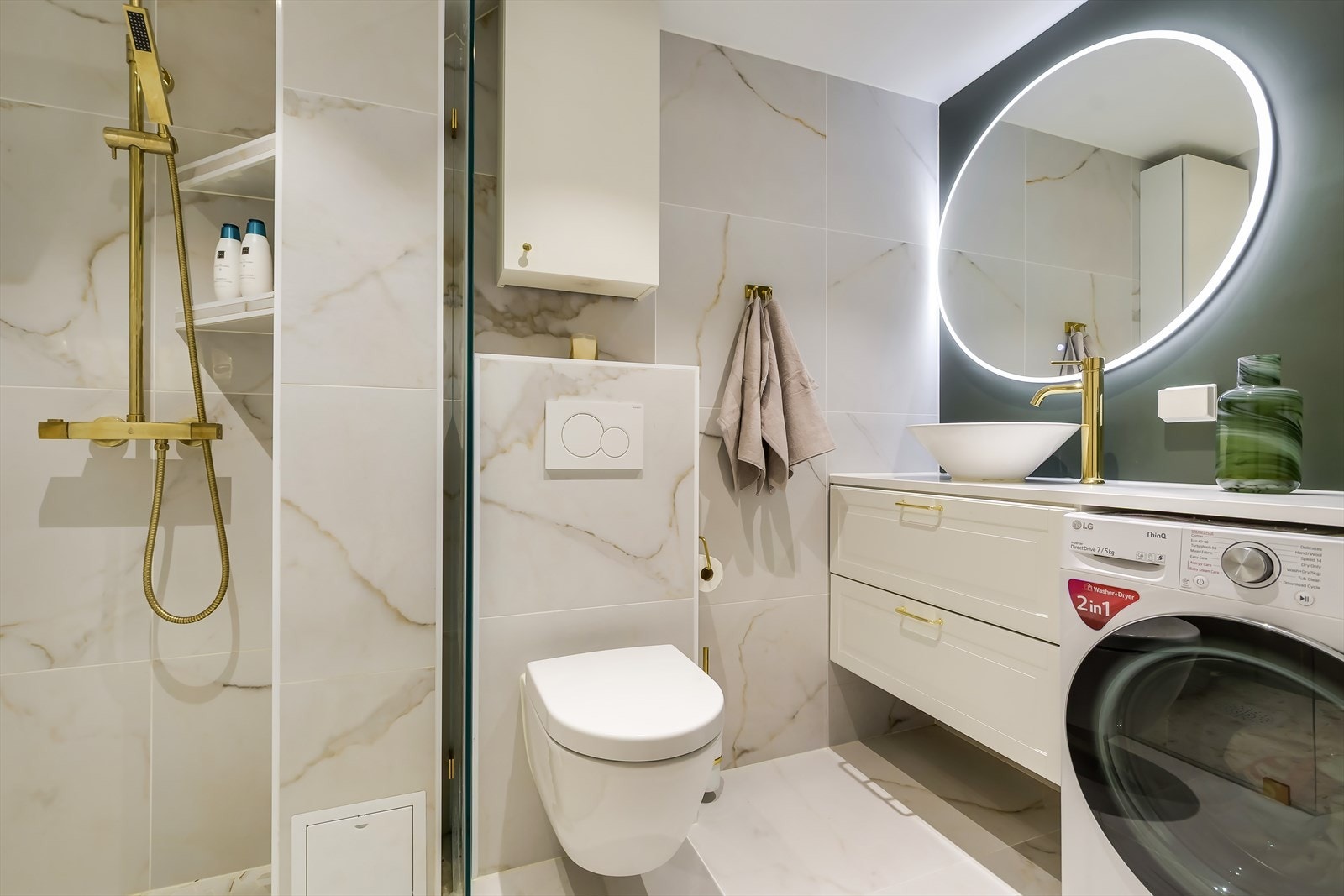 Det delikate badet ble oppgradert i 2021. Galleribilde