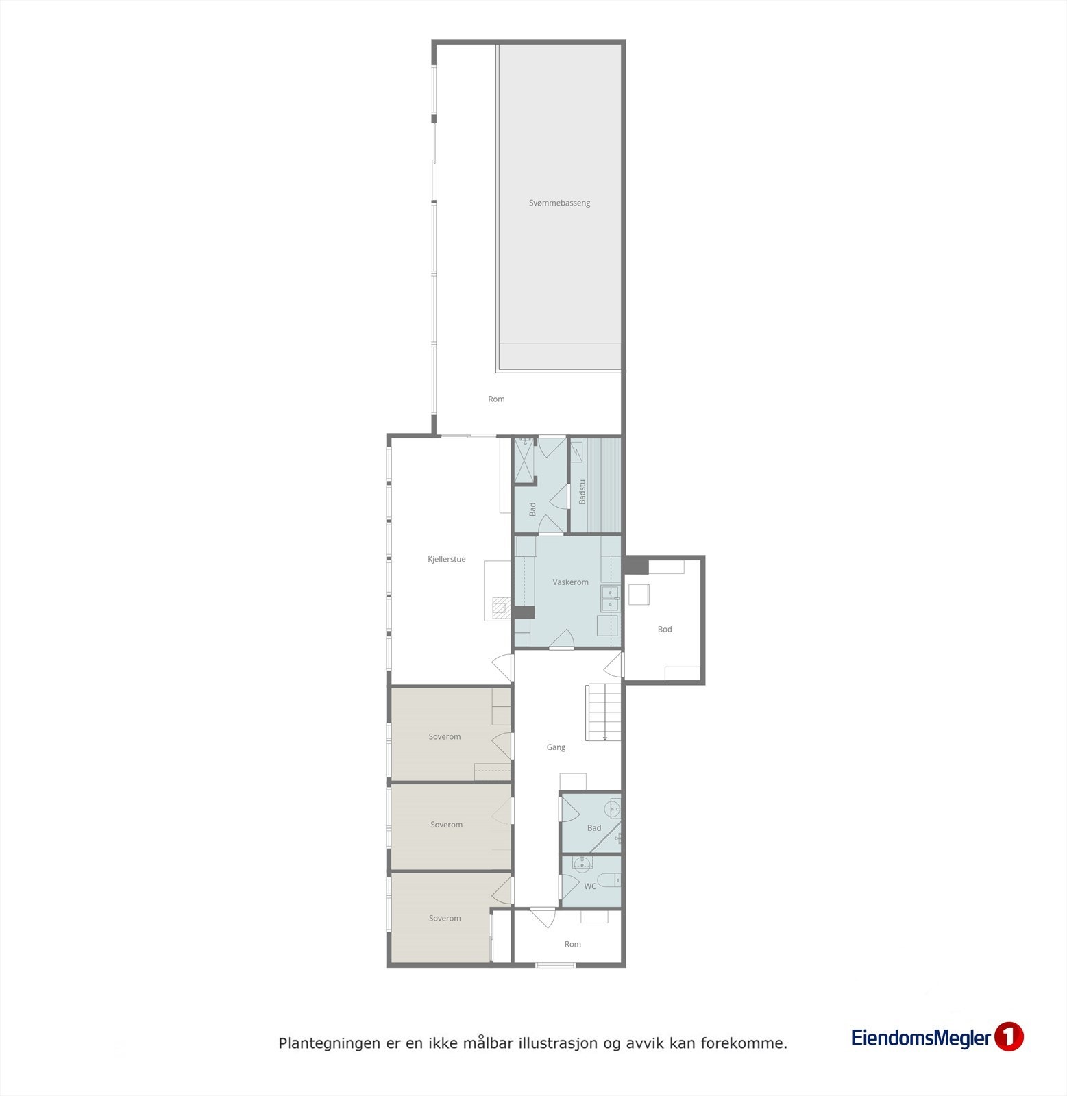 Planløysning underetasje Galleribilde