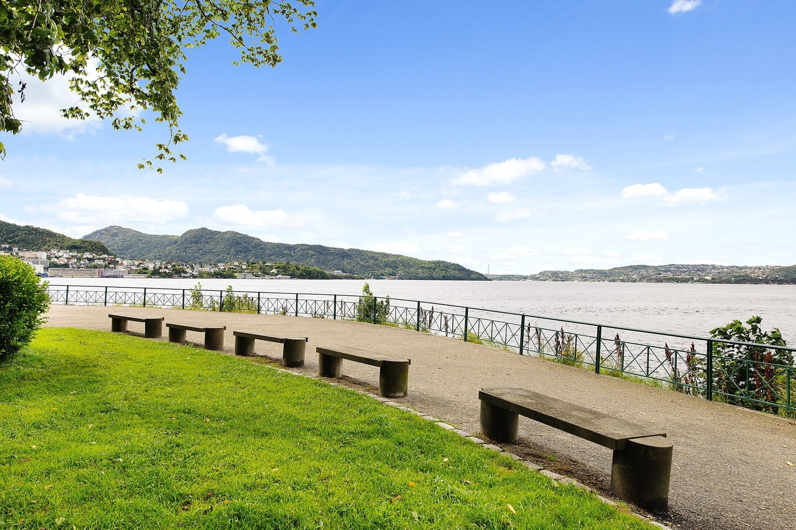 Nordnesparken er idyll like i nærheten. Galleribilde