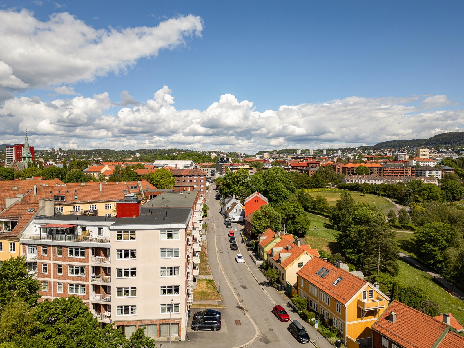 Dronebilde. Galleribilde