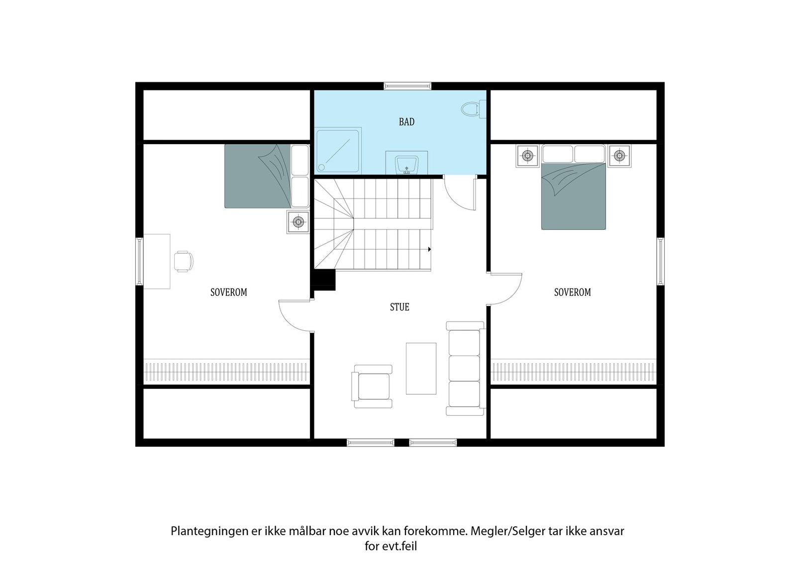 Planskisse 2. etasje Galleribilde