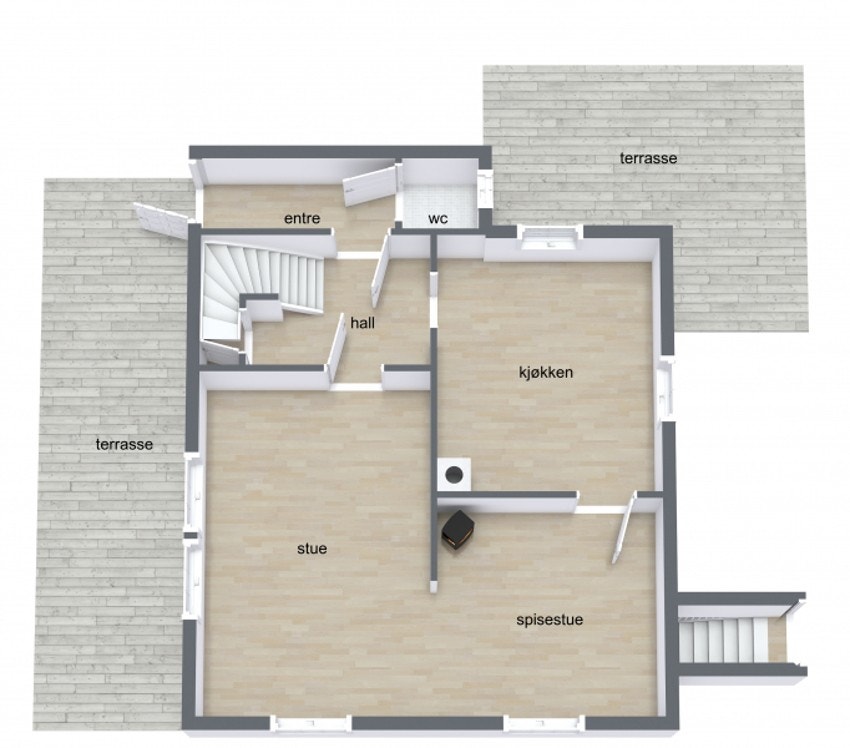 Hovedetasje Galleribilde