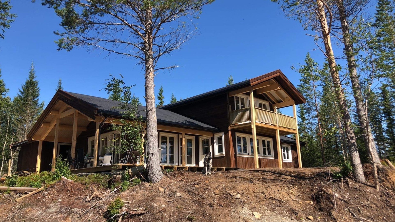 Eksempel på hytte som er bygd i nærområdet. Galleribilde