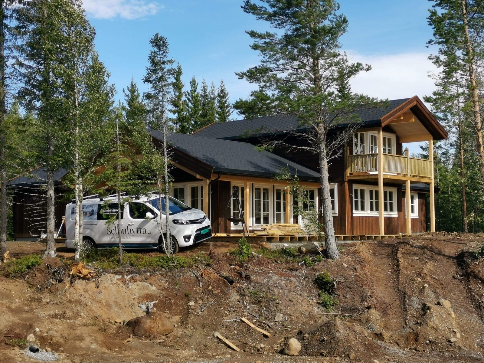 Eksempel på hytte som er bygd i nærområdet. Galleribilde
