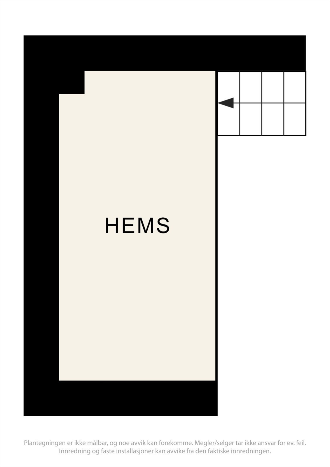 Plantegning hems. Galleribilde