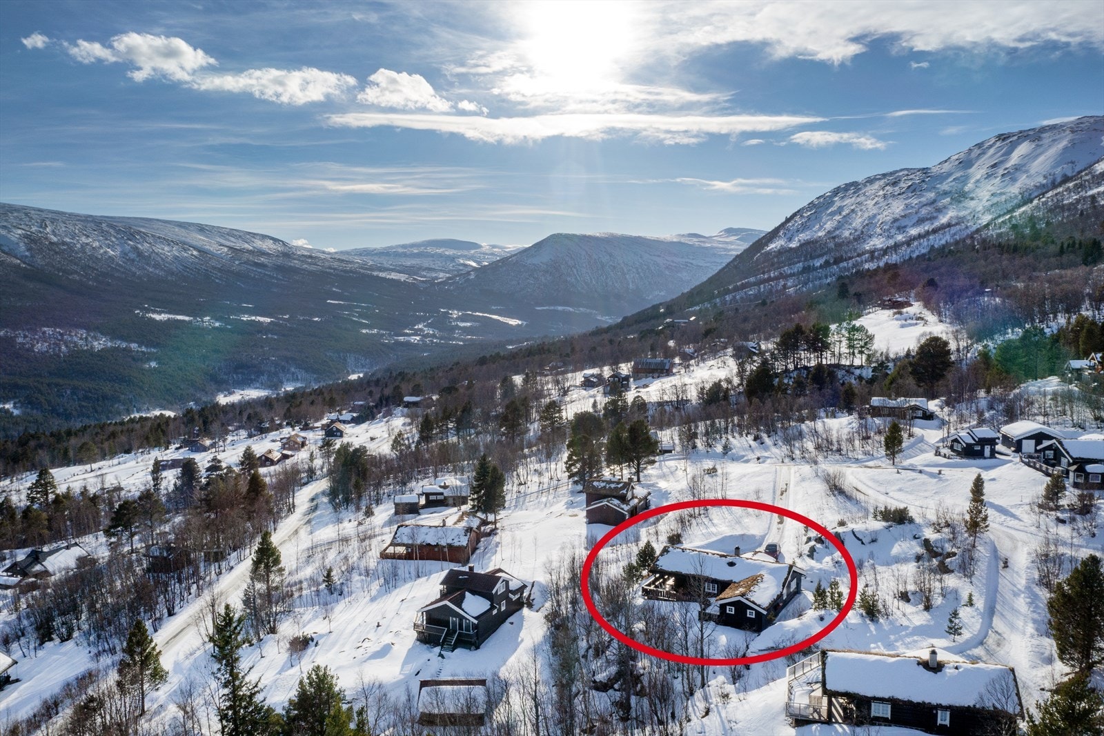 Oversiktsbilde med markering Galleribilde